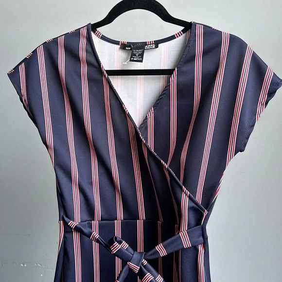 Rebel Sugar Red White & Blue Dress | Patriotic Dress | Wrap Dress - Picture 2 of 8